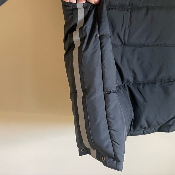 Vintage The North Face Down Puffer Vest Hooded Black Mens Size Medium - Picture 11 of 12